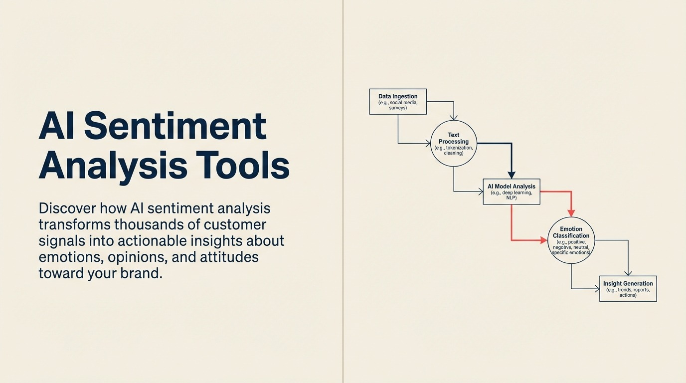 AI Sentiment Analysis Tools: Entienda Sentiment de Clientes y Mercado a Escala