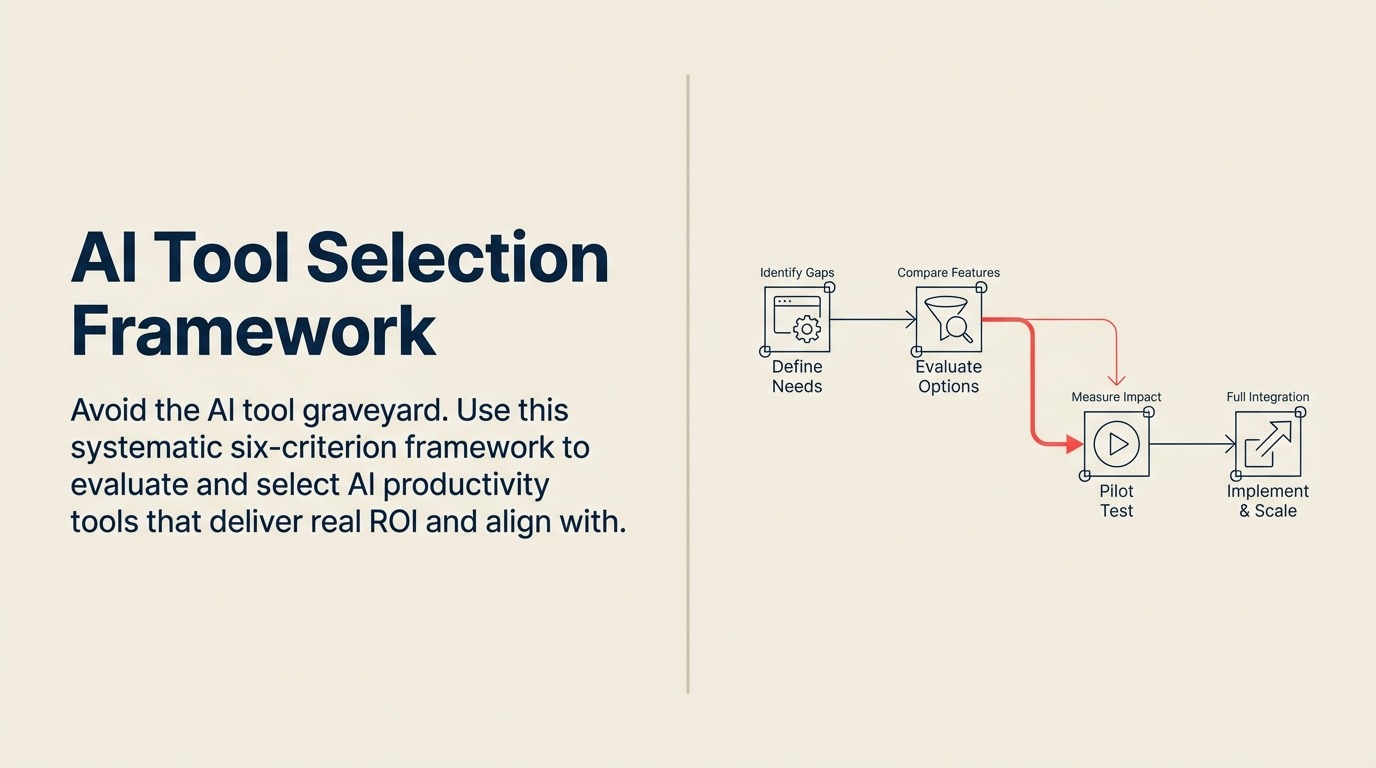 Marco de Selección de Herramientas con AI: Un Enfoque Estratégico para Elegir las Soluciones de AI Correctas
