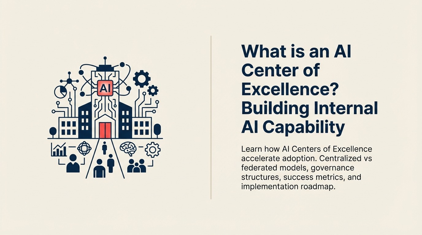 AI Center of Excellence Definition - Building organizational AI capability