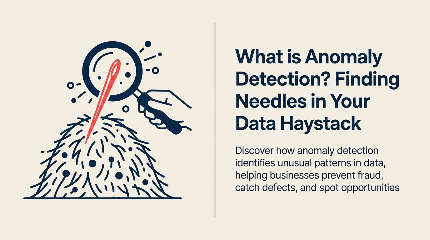 Was ist Anomaly Detection? Nadeln in Ihrem Daten-Heuhaufen finden
