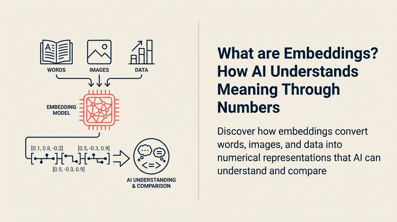 Was sind Embeddings? Wie KI Bedeutung durch Zahlen versteht