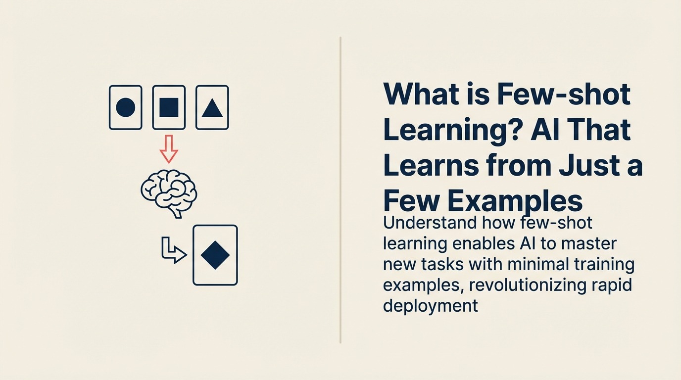O que é Few-shot Learning? IA que Aprende com Apenas Alguns Exemplos