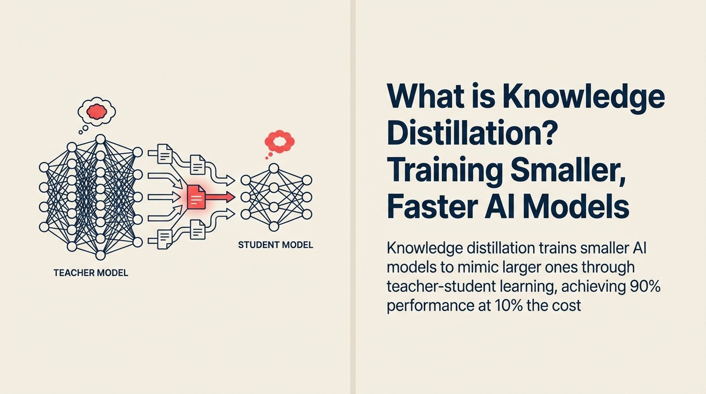 Knowledge Distillation Definition - Teacher-student AI learning