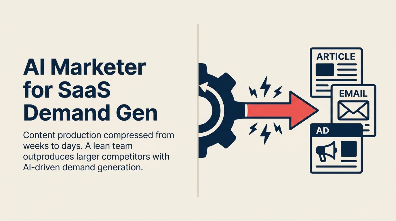 AI Marketer for SaaS Demand Generation: Compressing Time from Idea to Pipeline