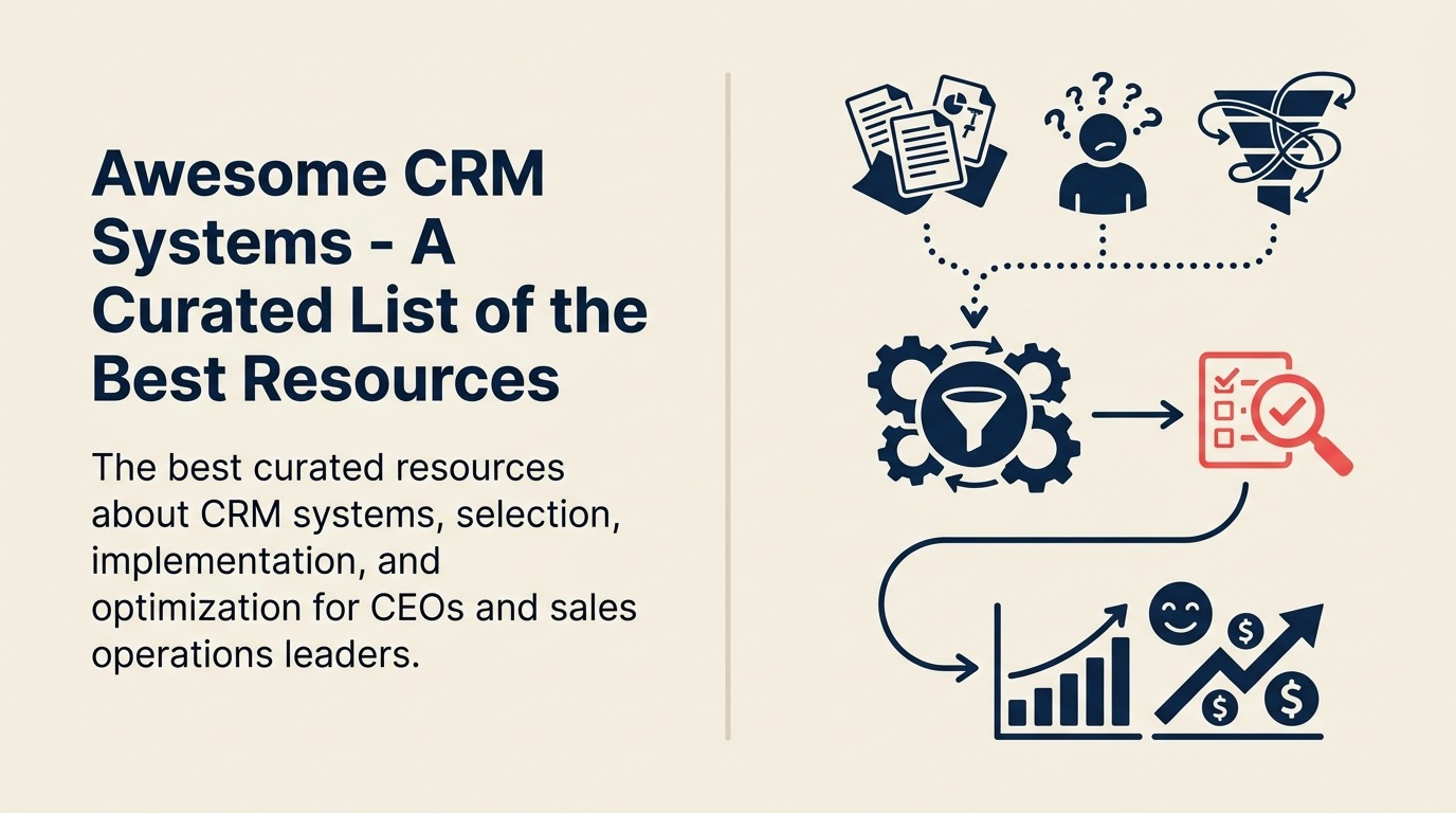 Awesome CRM Systems - Daftar Terkurasi Sumber Daya Terbaik