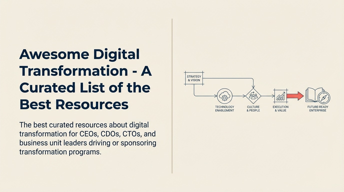 Awesome Digital Transformation - 厳選リソース集