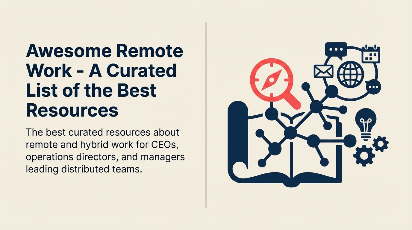 Awesome Remote Work - 厳選リソース集