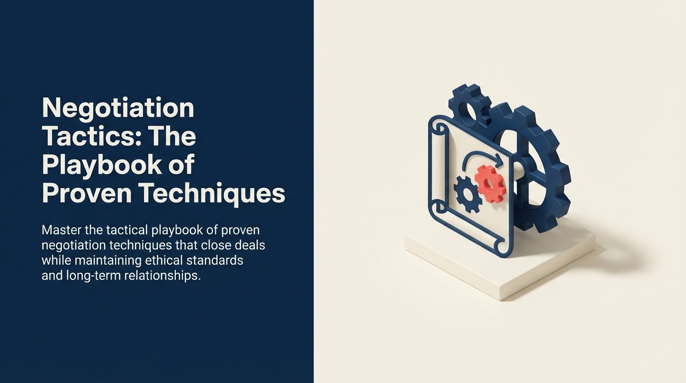 Negotiation Tactics: The Playbook of Proven Techniques - 2026 Guide