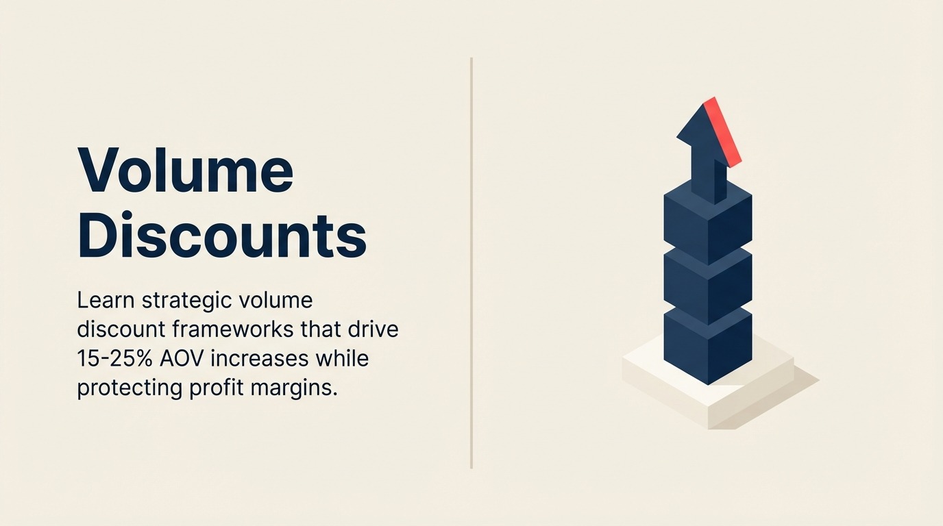 Volume Discounts: Strategic Tiered Pricing untuk Meningkatkan Average Order Value