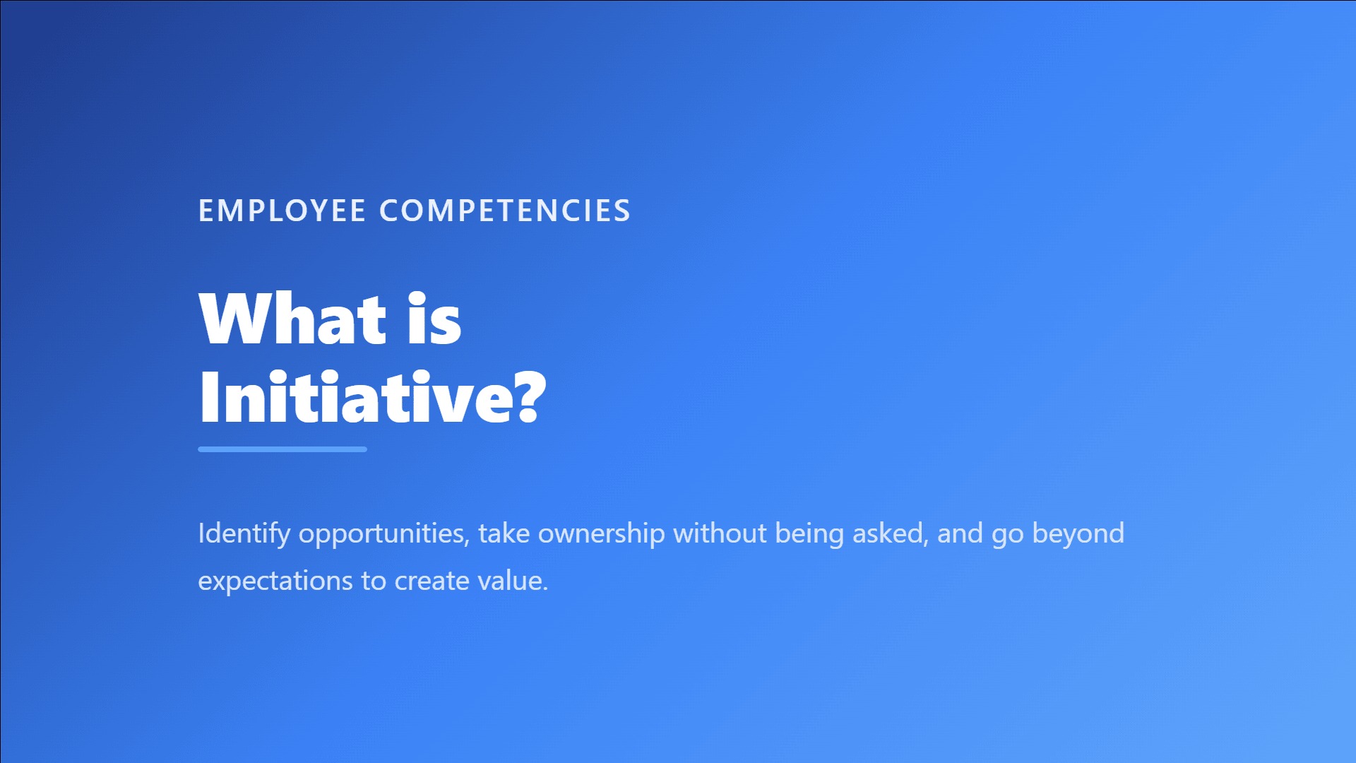 Initiative: The Power of Proactive Action