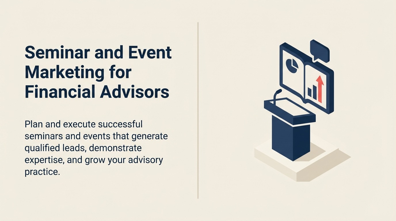Marketing de Seminários e Eventos para Assessores Financeiros