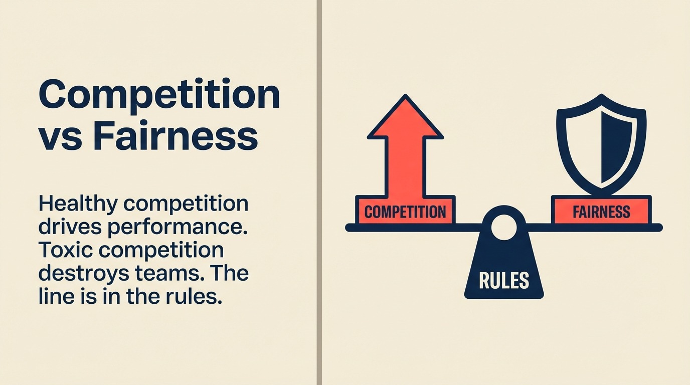 Balancing Competition with Fairness