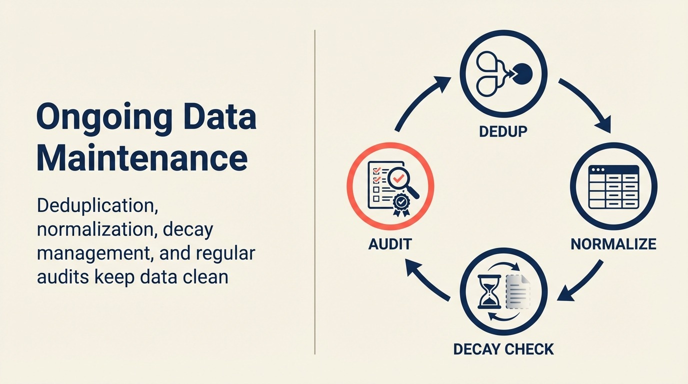 Ongoing Data Maintenance