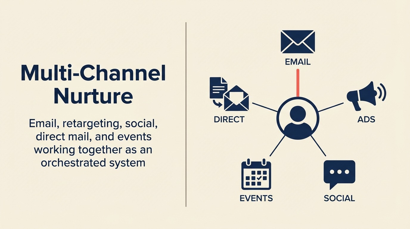 Multi-channel nurture delivery