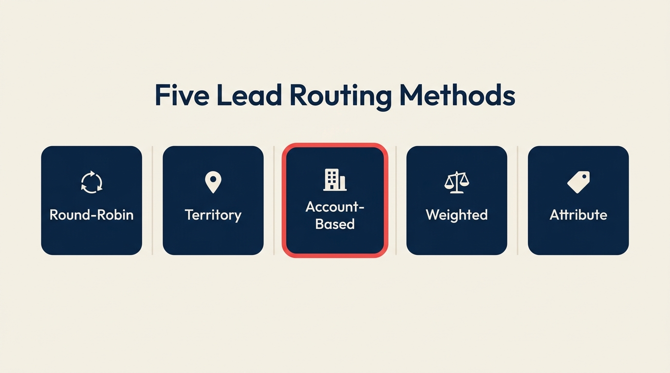 Five lead routing methods compared