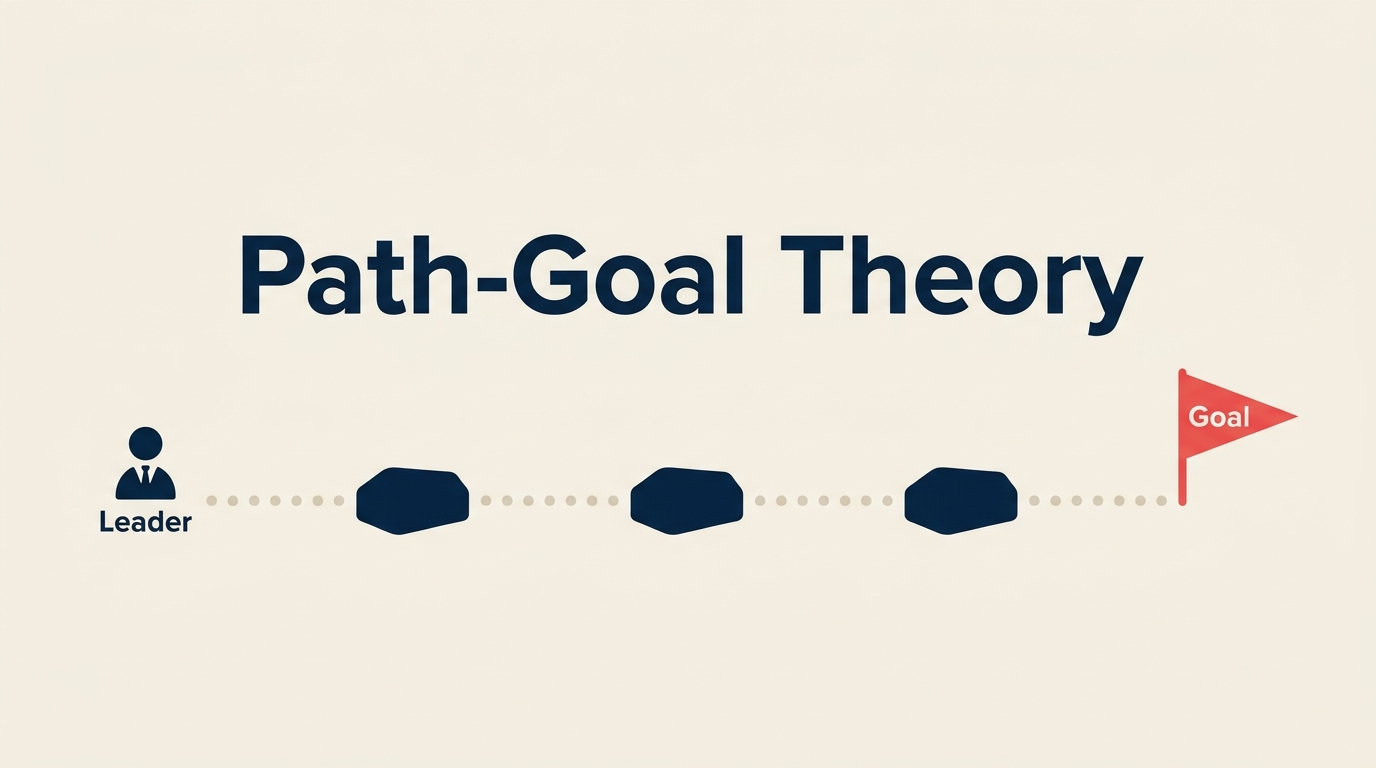 Path-Goal Theory of Leadership flow diagram with four styles