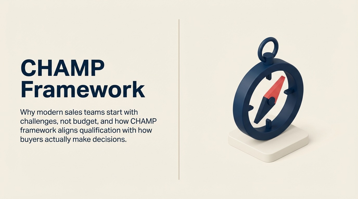 CHAMP Framework: Moderne Käuferzentrische Chancen Qualifizierung - 2026 Leitfaden
