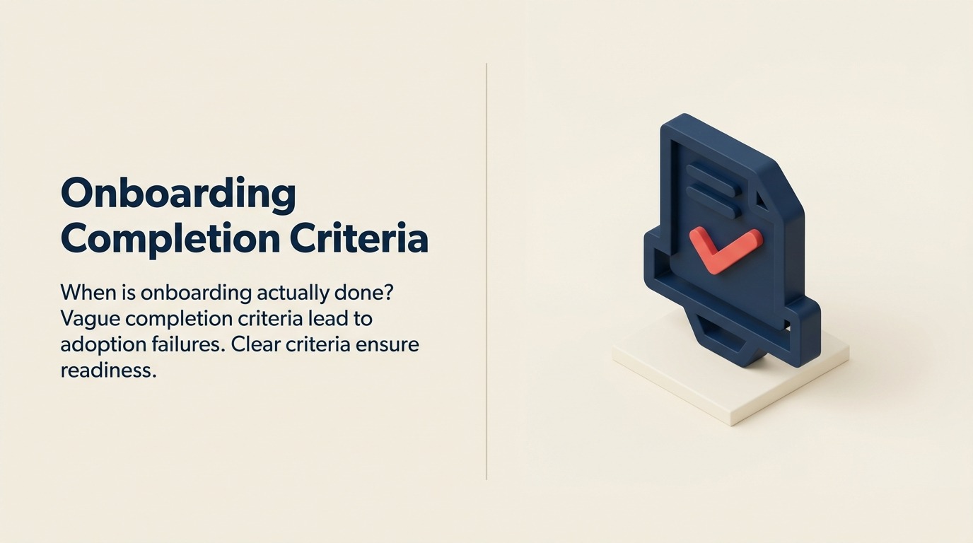 Critérios de Conclusão de Onboarding: Definindo Sucesso e Graduação - 2026