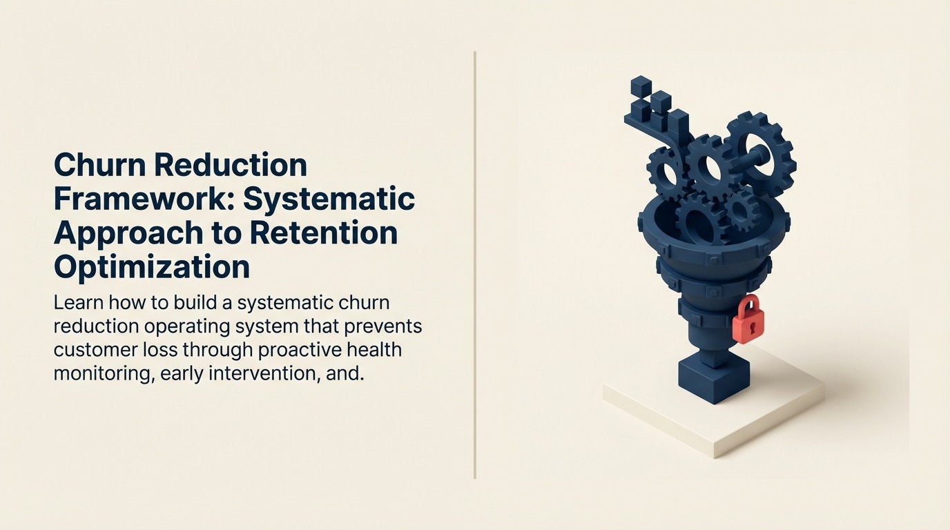 Churn Reduction Framework: Systematischer Ansatz zur Retention-Optimierung