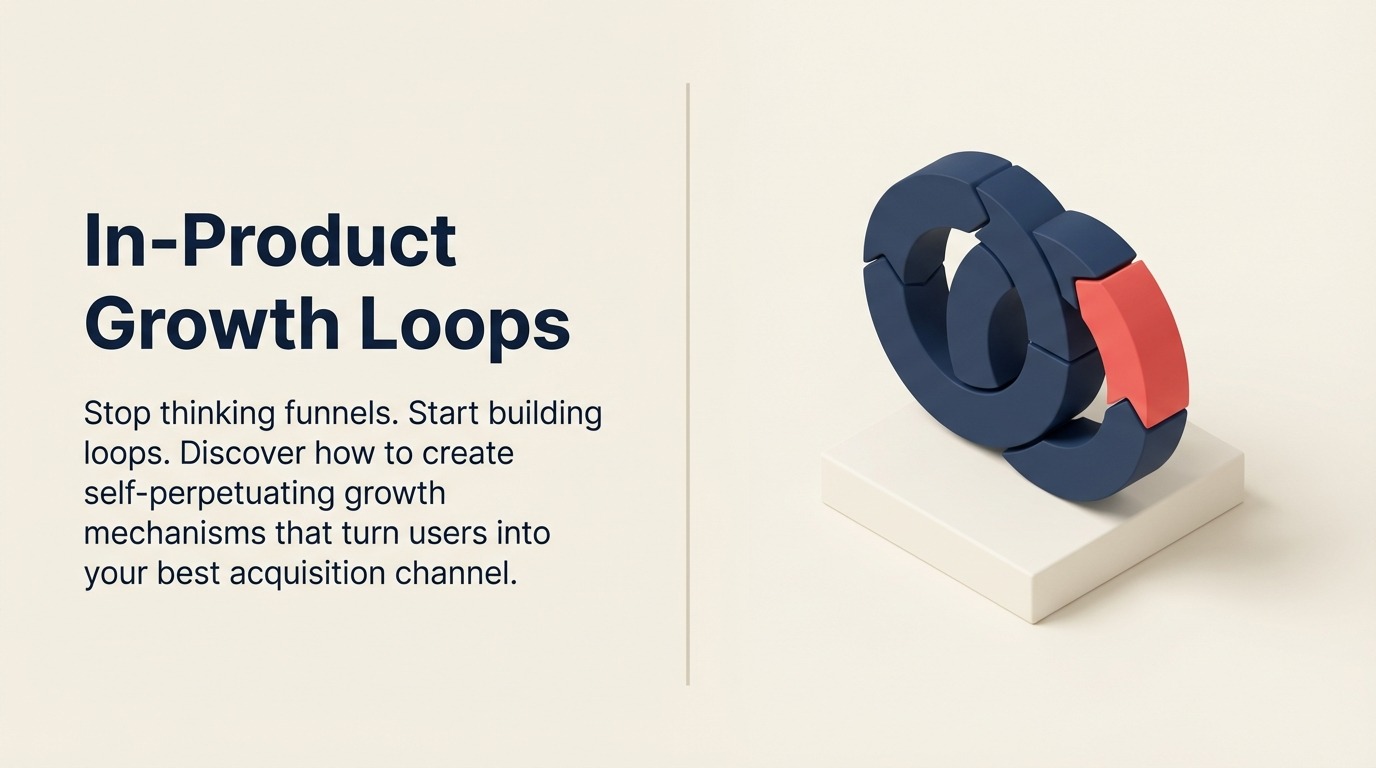In-Product Growth Loops: Selbsttragende Nutzerakquise aufbauen - Leitfaden 2026