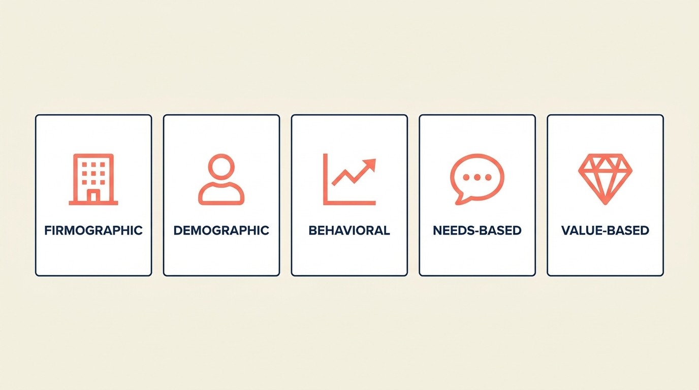 Traditional segmentation approaches for SaaS