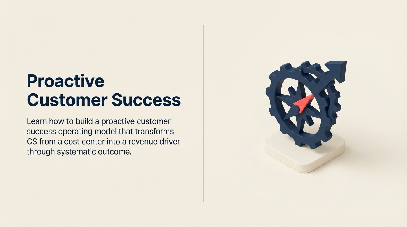Proaktiver Customer Success: Aufbau eines ergebnisorientierten CS-Betriebssystems