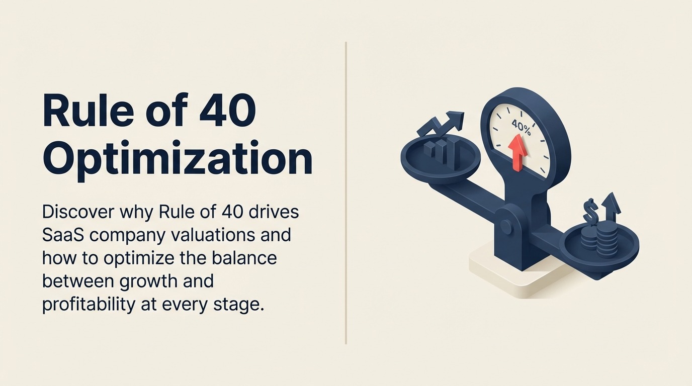 Optimización de la Rule of 40: equilibrar crecimiento y rentabilidad para el éxito en SaaS