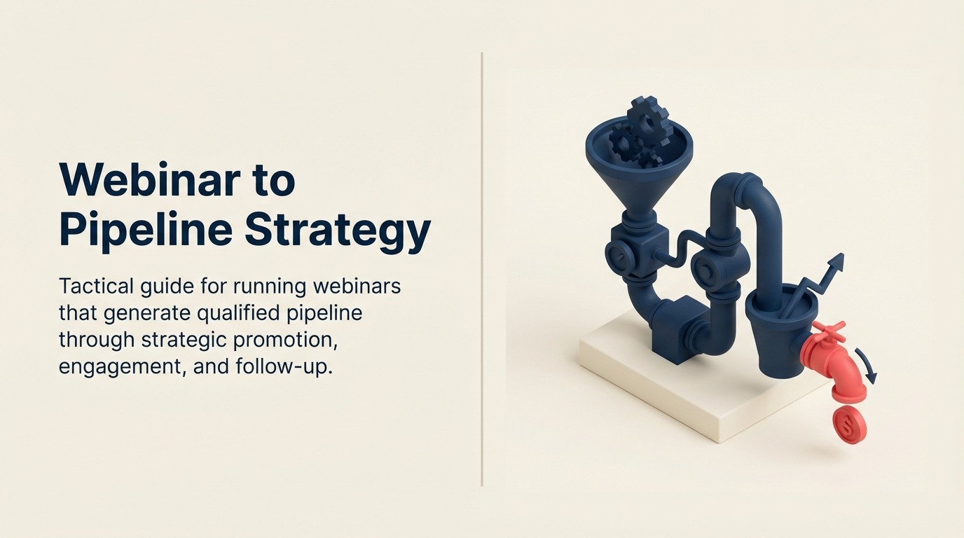 Estrategia de Webinar a Pipeline: Convirtiendo Educación en Ingresos - Guía 2026