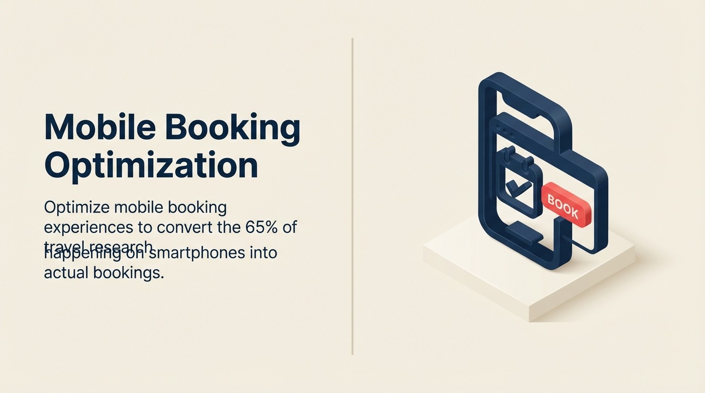 Optimización de Reservas Móviles: Captura el 65% de la Investigación de Viajes en Smartphones