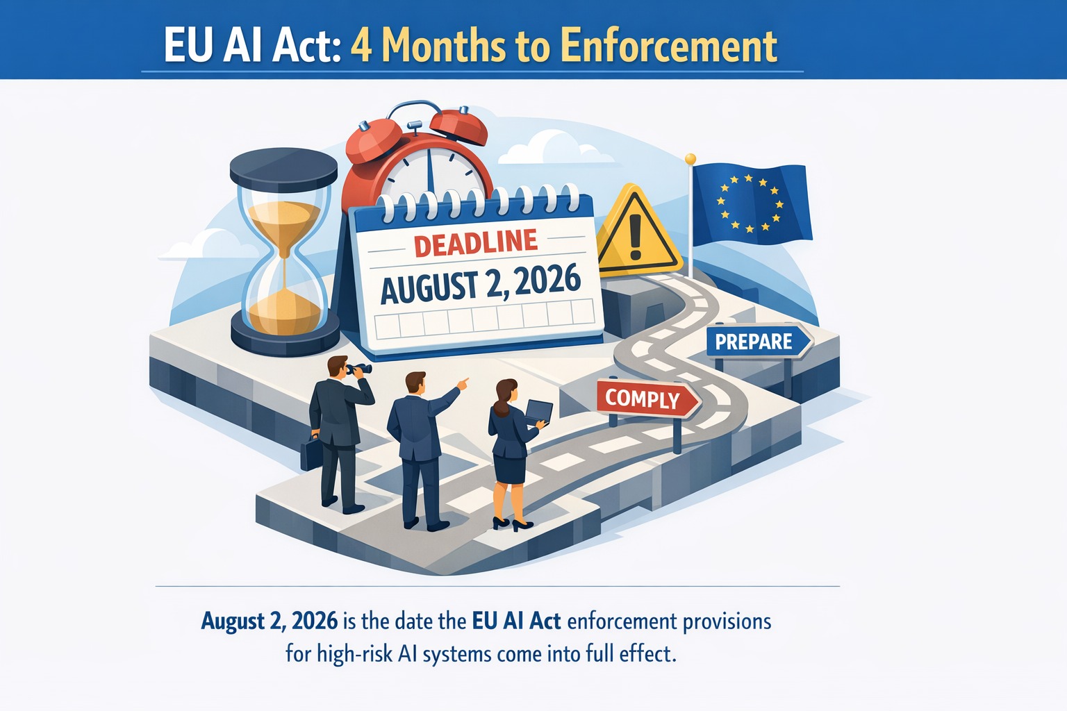 Empat Bulan ke Penguatkuasaan Penuh EU AI Act: Apa yang Perlu Diketahui Setiap CEO